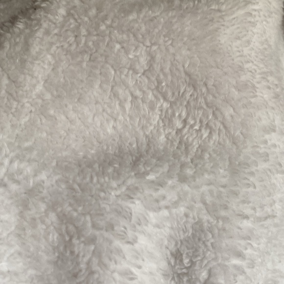 MEROKEETY Contrast Fleece Zipper Sherpa Pile Pullover size XL - Picture 4 of 11